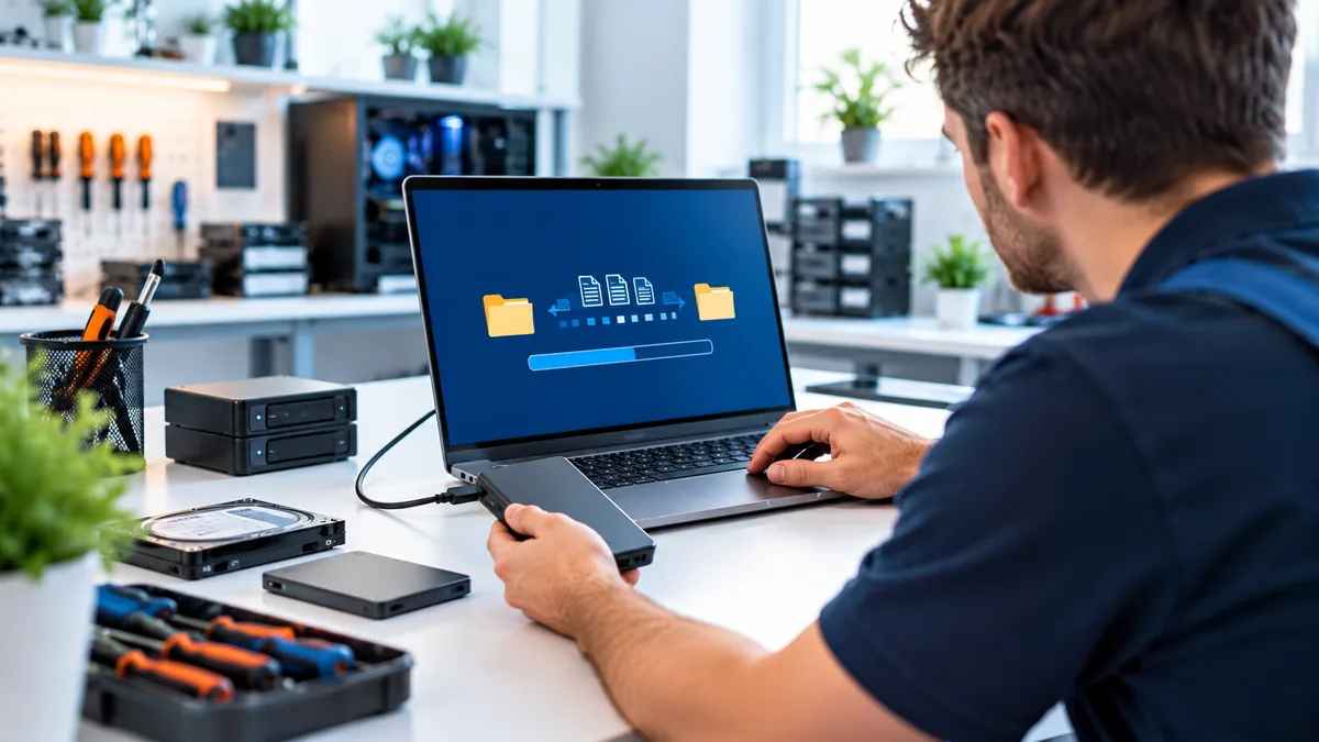 Datenumzug und Datensicherung